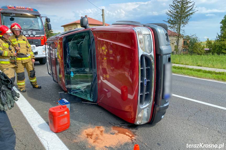Ford na boku. Kolizja w Miejscu Piastowym