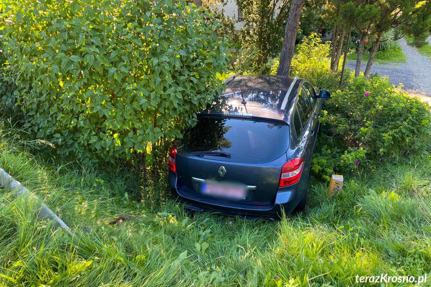 Zderzenie osobówek w Cergowej