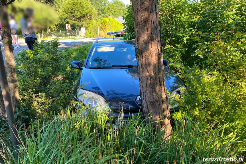 Zderzenie osobówek w Cergowej