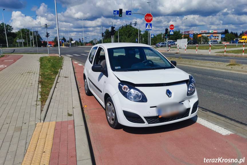 Zderzenie na Podkarpackiej w Krośnie