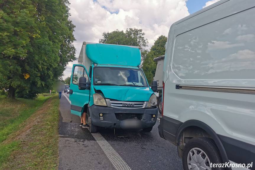 Zderzenie czterech pojazdów na Bieszczadzkiej