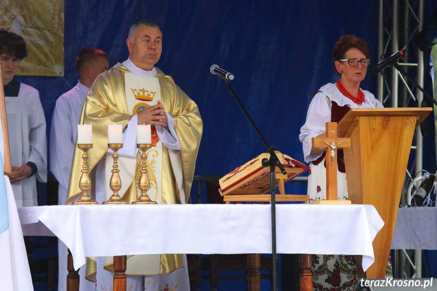 Dożynki gminy Wojaszówka w Przybówce