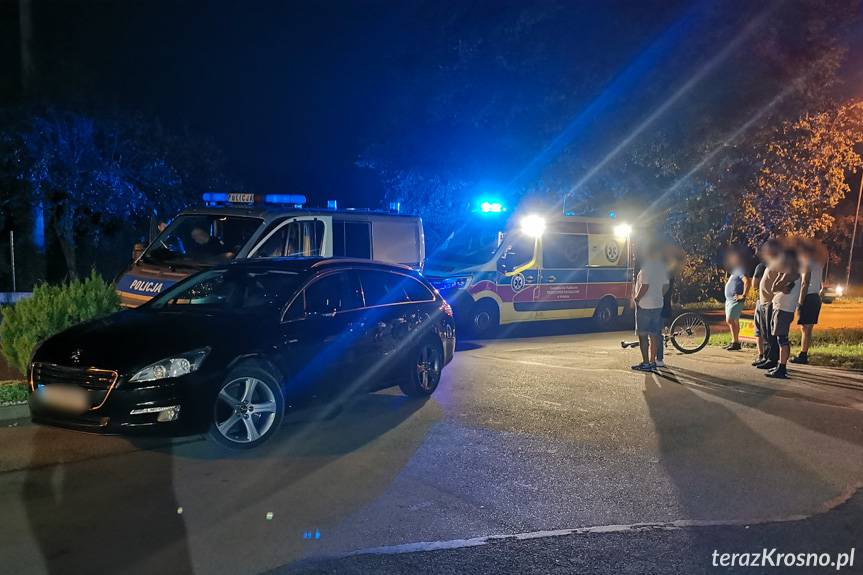 Jedlicze. Rowerzysta ranny w wypadku