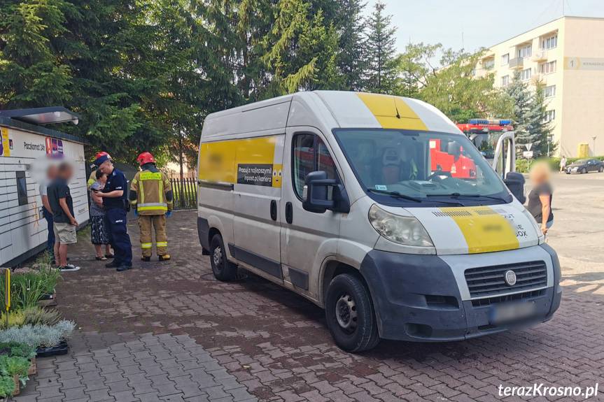 Potrącenie przed sklepem