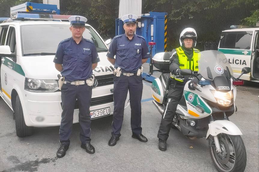 Krośnieńscy policjanci pracowali na Słowacji
