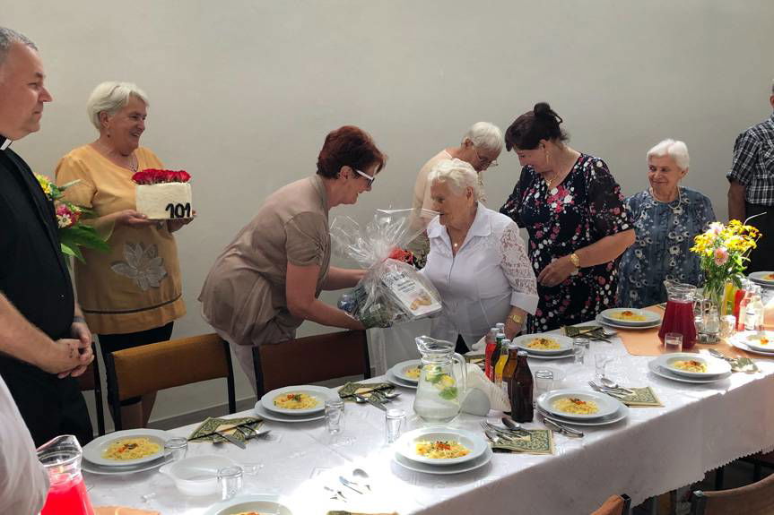 101. urodziny pani Heleny Lubelczyk z Przybówki