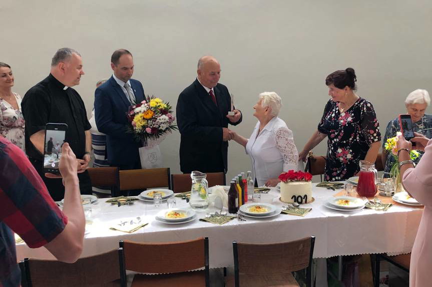 101. urodziny pani Heleny Lubelczyk z Przybówki