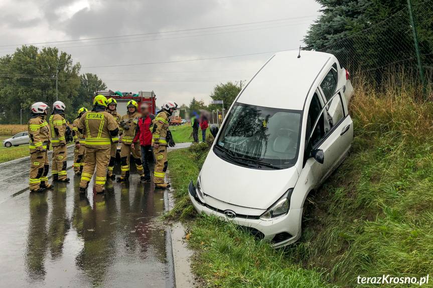 Straciła panowanie nad pojazdem