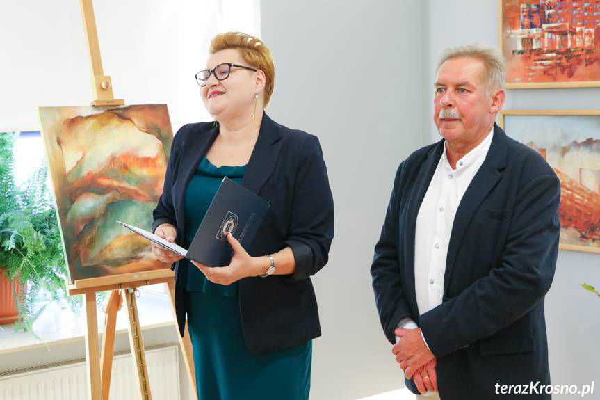 Malarstwo Jerzego Figury na wystawie w Brzozowie