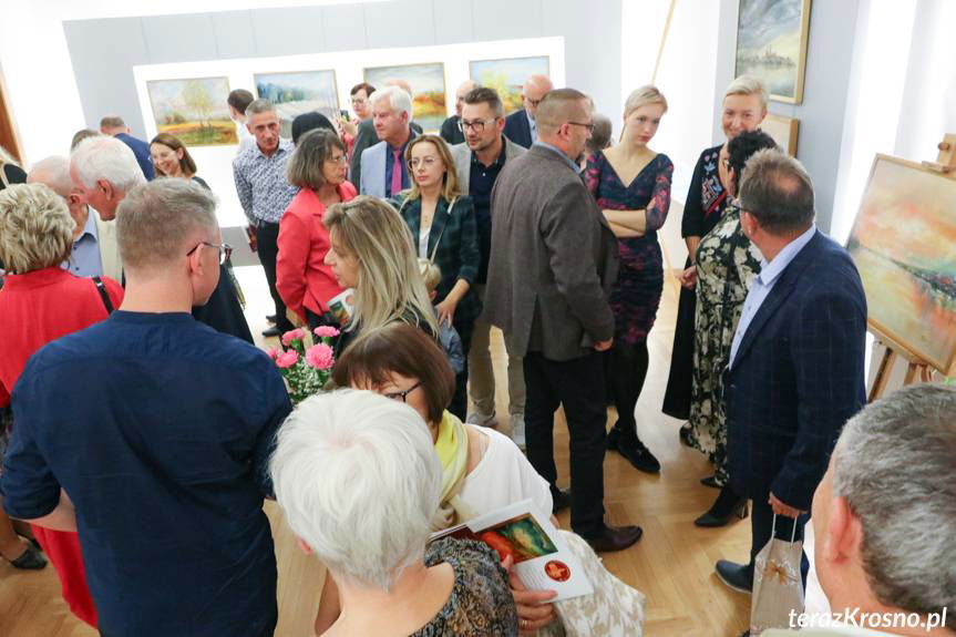 Malarstwo Jerzego Figury na wystawie w Brzozowie