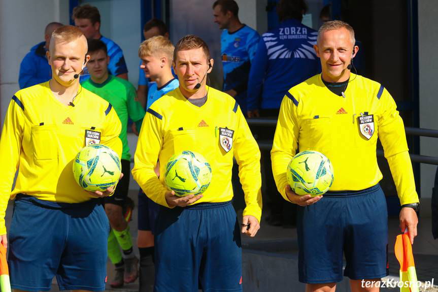 Zorza Łęki Dukielskie "na piątkę" w Krościenku Wyżnym