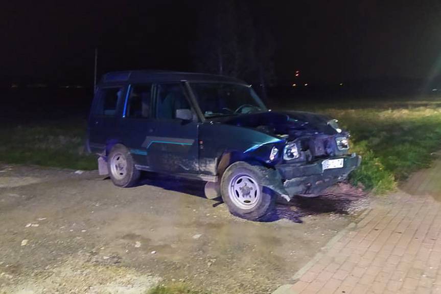 Samochód osobowy zderzył się z jeleniem