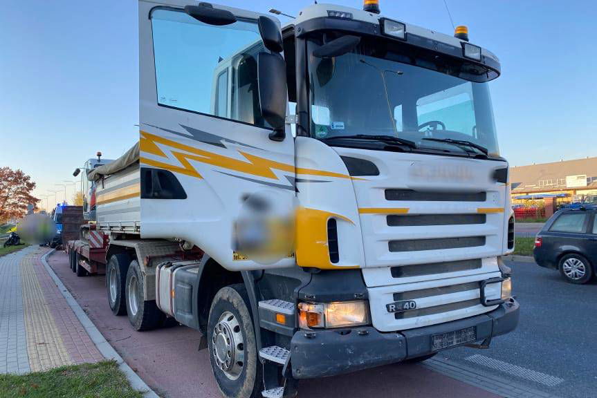 Kolizja na al. Jana Pawła II w Krośnie