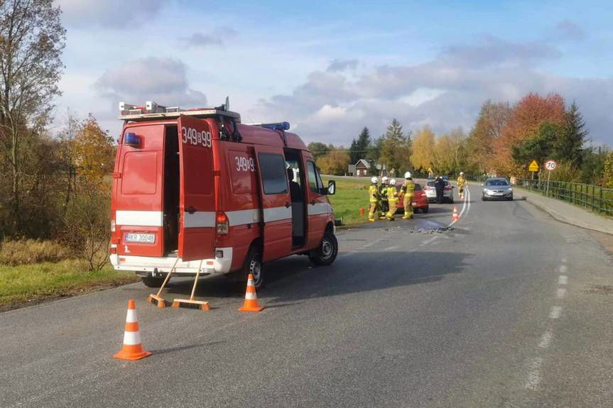 Kolizja w Przybówce