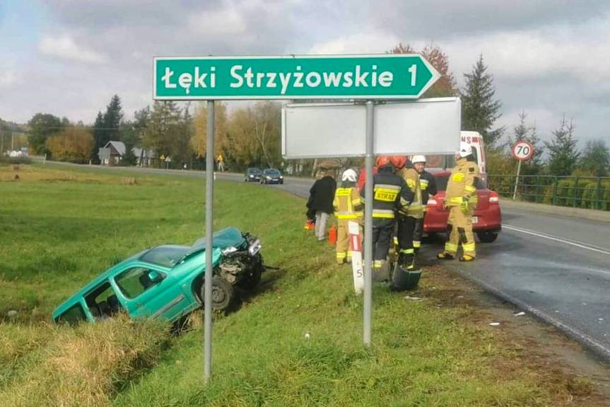 Kolizja w Przybówce