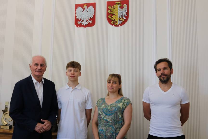 Wizyta mistrzów w urzędzie miasta