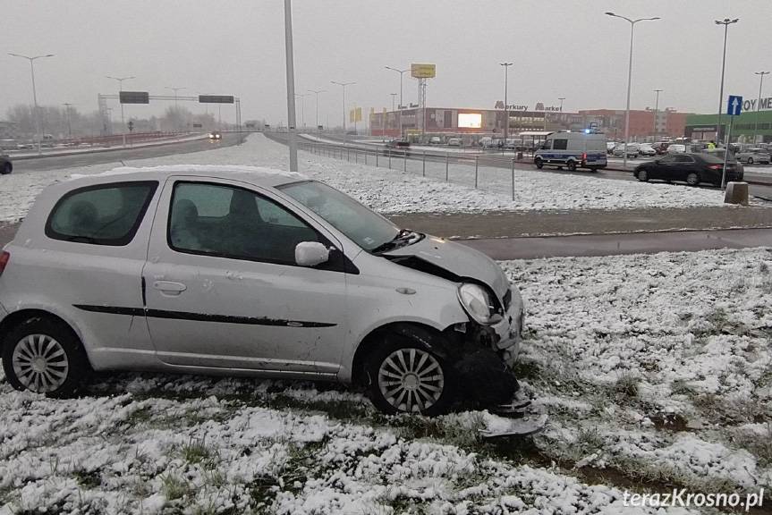 Kolizja na Bieszczadzkiej w Krośnie