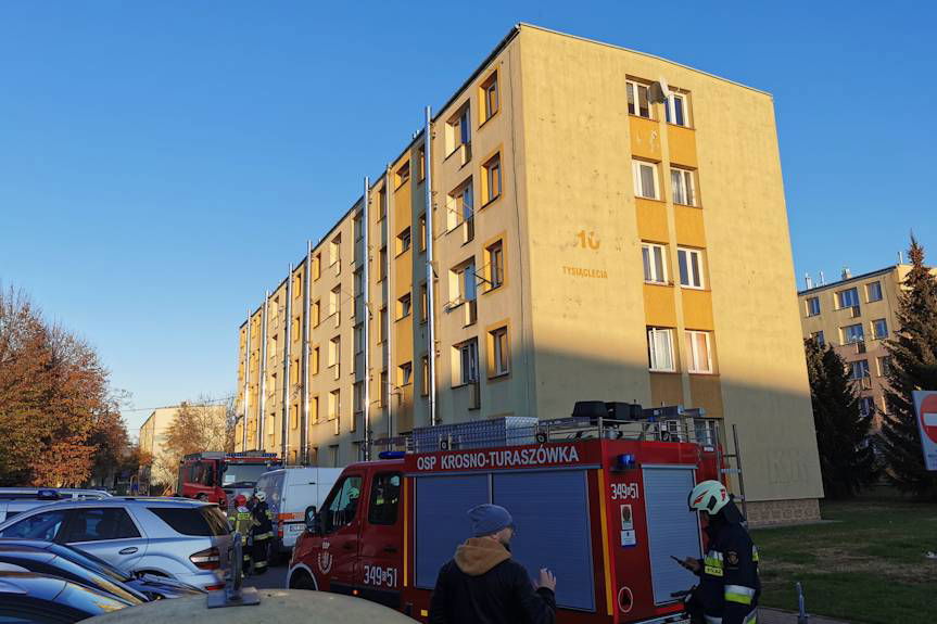 Zwłoki w mieszkaniu i ulatniający się gaz. Ewakuowano mieszkańców
