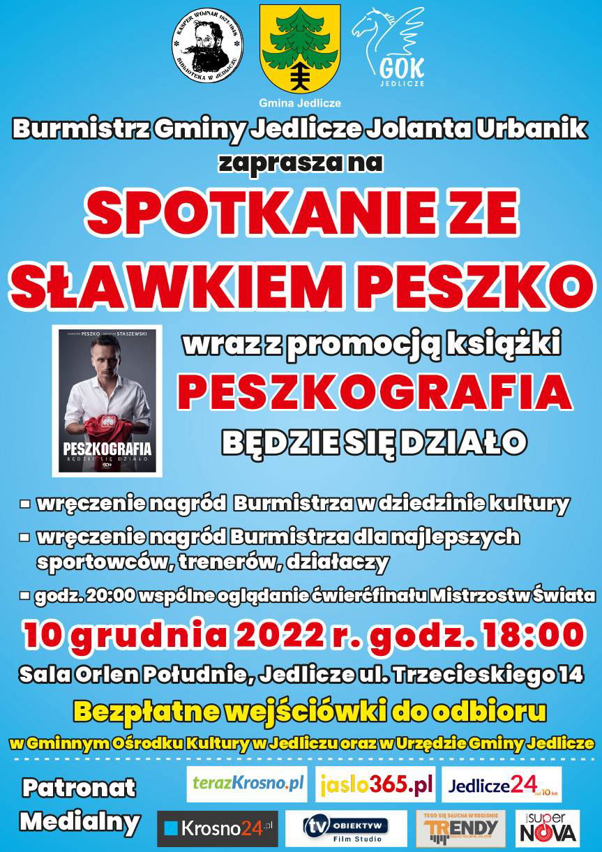 Sławek Peszko będzie promował swoją książkę. Spotkanie w Jedliczu