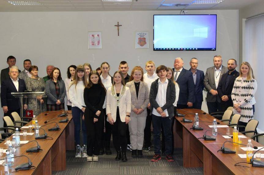 Sesja Młodzieżowej Rady Miejskiej w Rymanowie