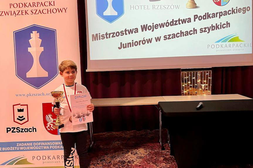 Maksymilian Wojtuń z KKSz Urania Krosno mistrzem Podkarpacia