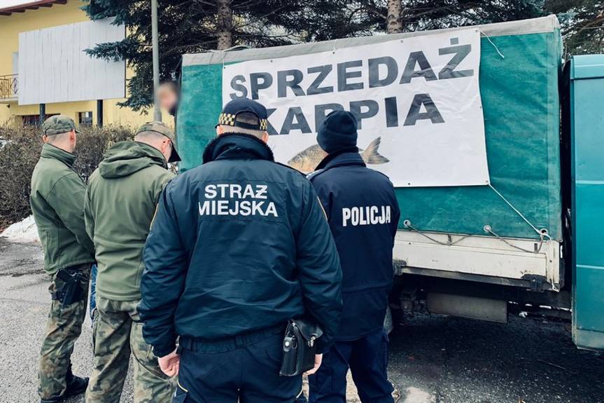 Kontrolowali punkty sprzedaży żywego karpia