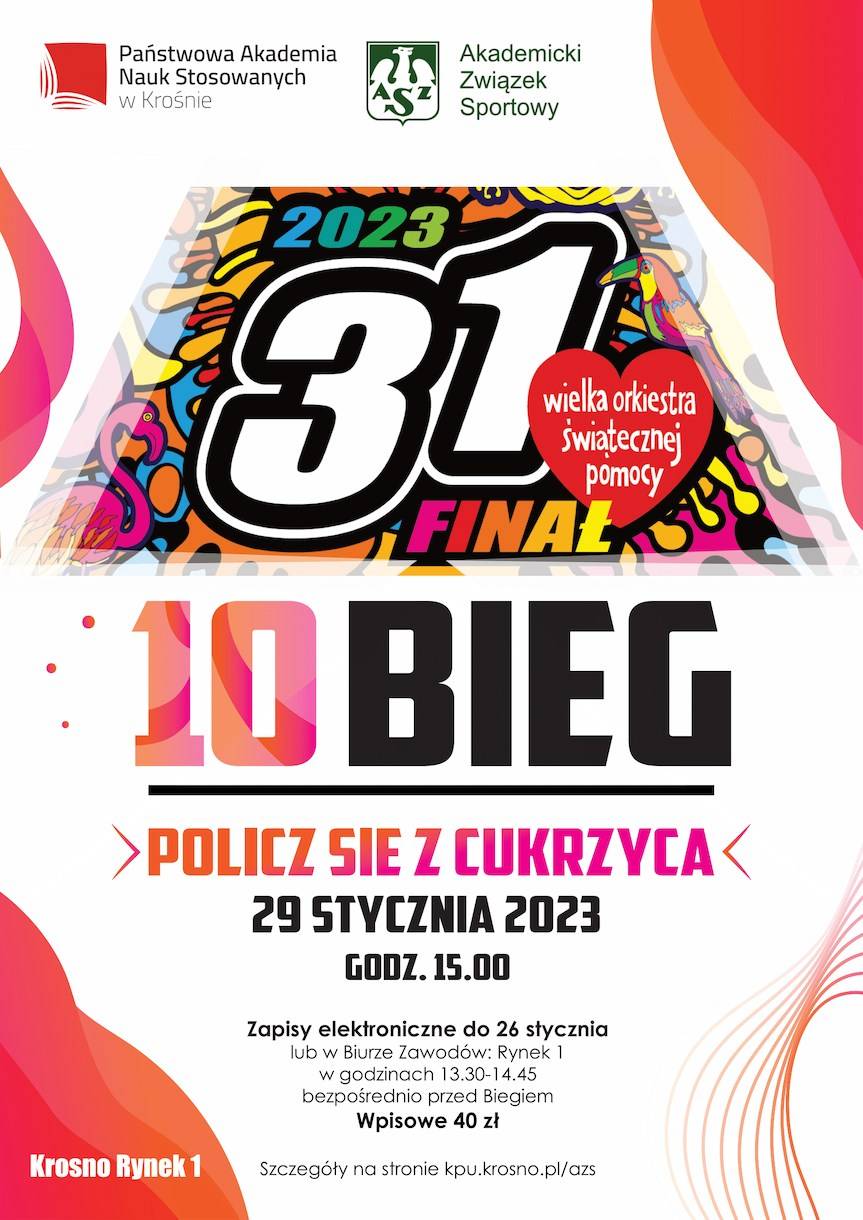 X Bieg WOŚP "Policz się z cukrzycą" - zaproszenie