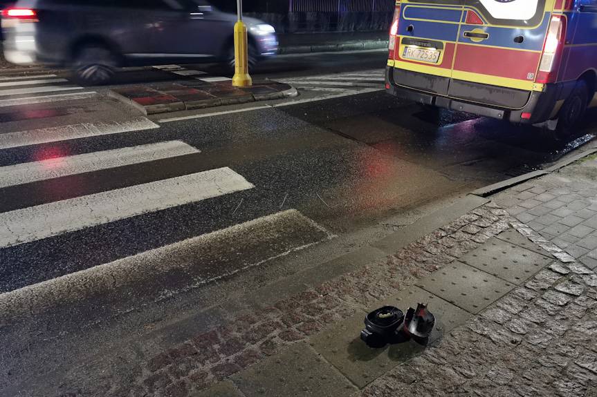 Potrącenie na Lwowskiej