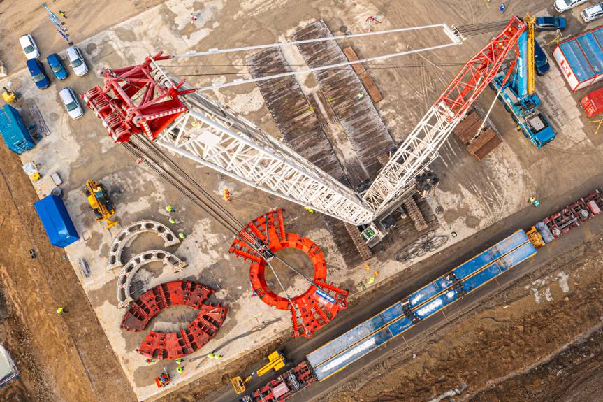 Rozpoczyna się montaż maszyny TBM, która wydrąży 2-km tunel pod Rzeszowem