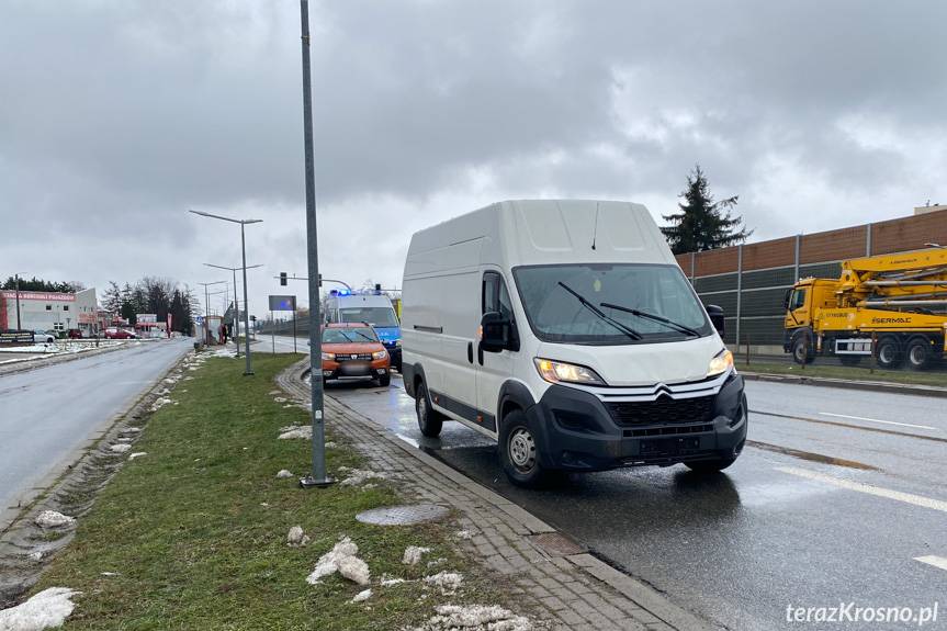Citroenem najechał na tył dacii