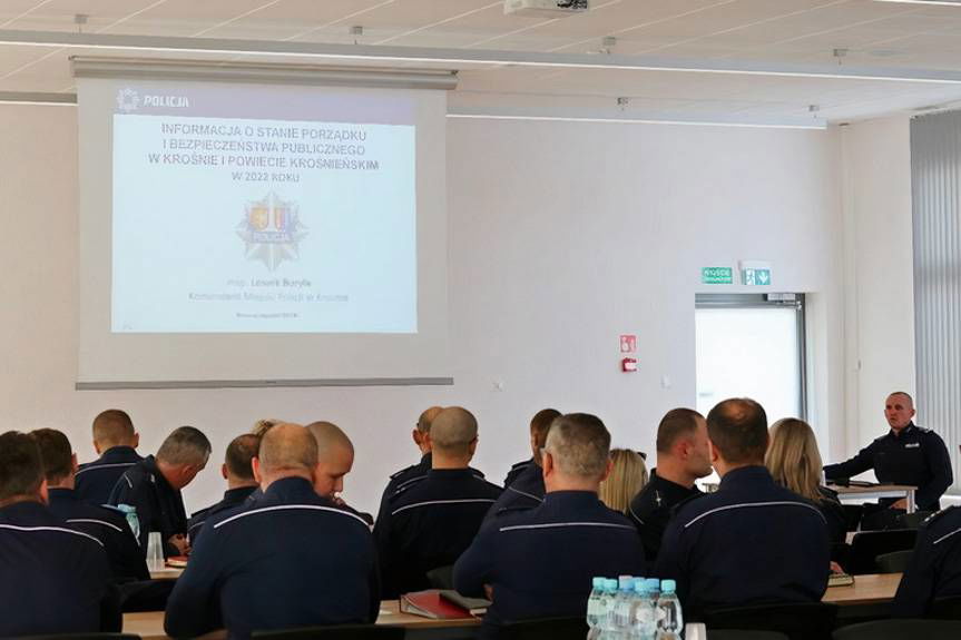 Krośnieńska policja podsumowała 2022 rok