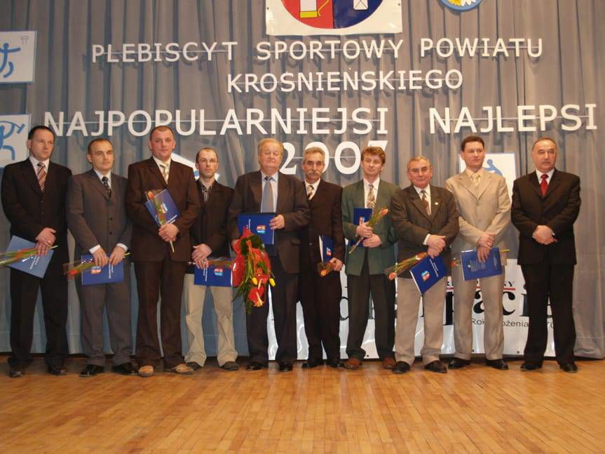 Finał plebiscytu sportowego powiatu krośnieńskiego w Krościenku Wyżnym. 15 lat temu