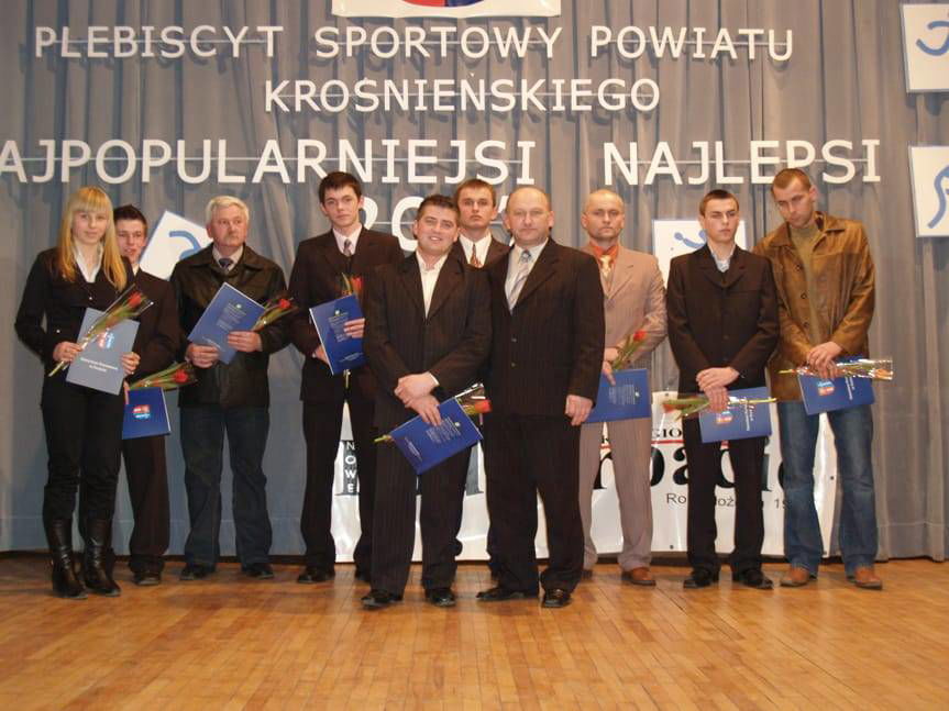 Finał plebiscytu sportowego powiatu krośnieńskiego w Krościenku Wyżnym. 15 lat temu