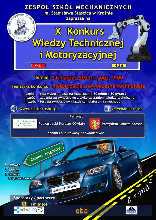 Weź udział w X Konkursie Wiedzy Technicznej i Motoryzacyjnej