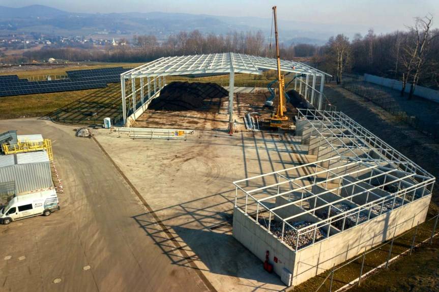Plac do magazynowania surowców wtórnych i biokompostu będzie zadaszony 