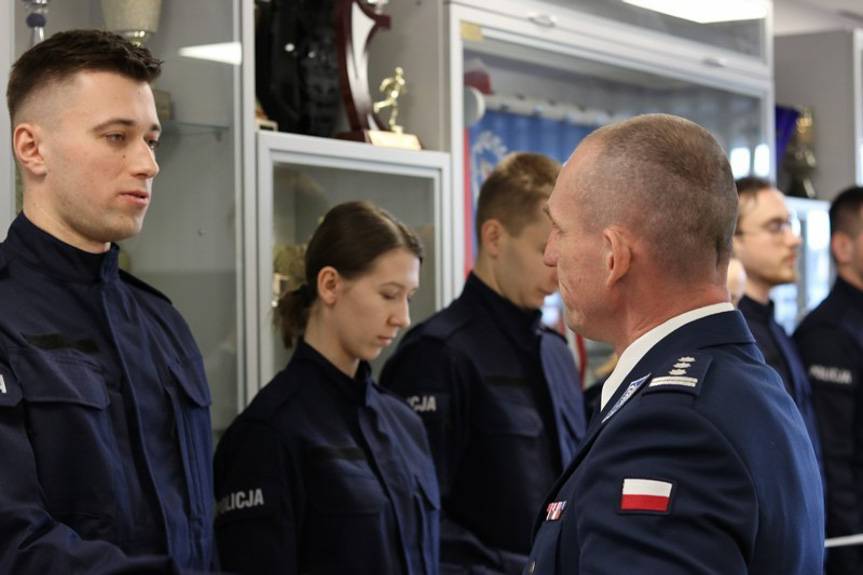 Nowi policjanci złożyli w Krośnie ślubowanie
