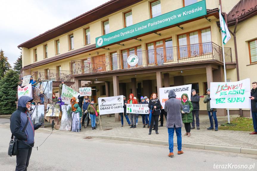 Marsz żałobny dla drzew. Stanowisko Lasów Państwowych i samorządów