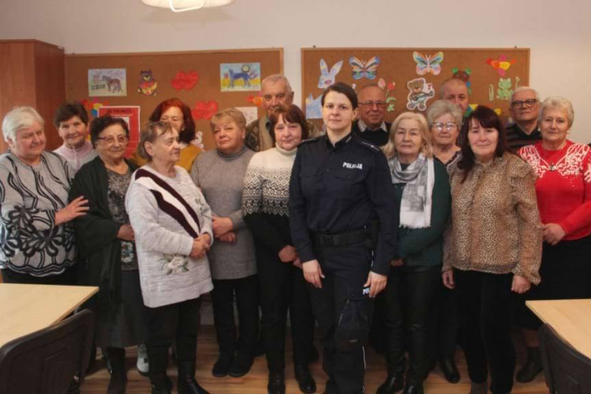 Rozmawiali z seniorami o bezpieczeństwie