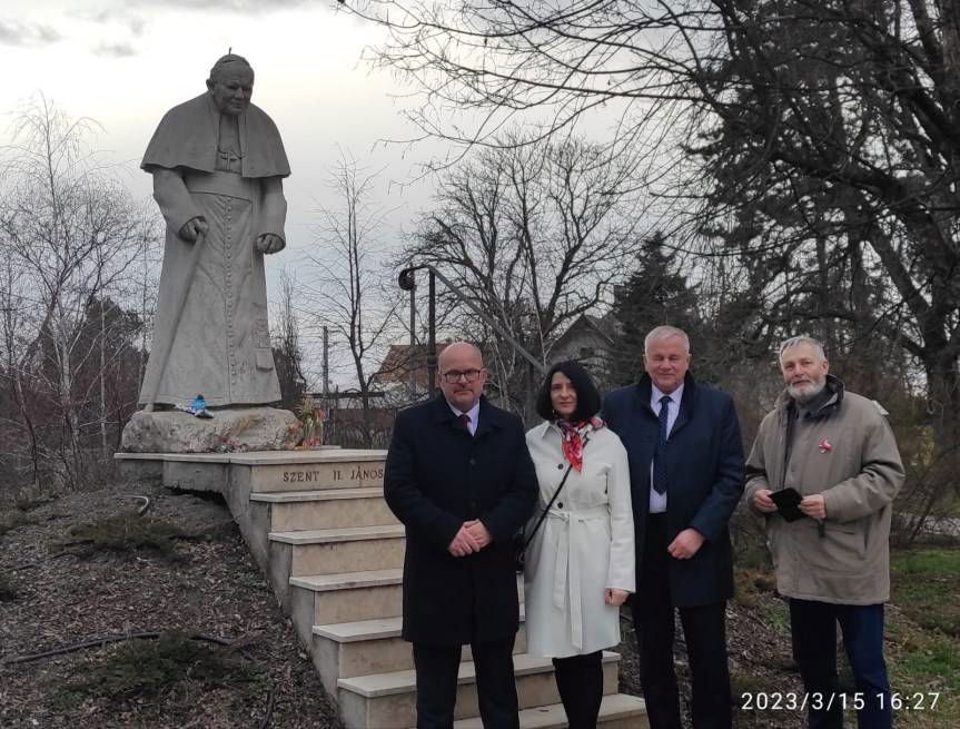 Delegacja Powiatu Krośnieńskiego w Budapeszcie
