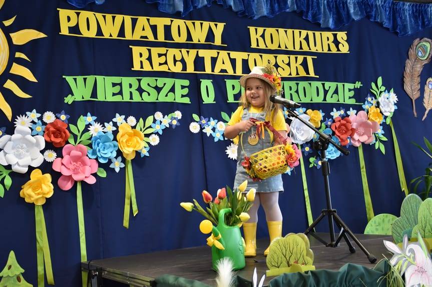 "Wiersze o przyrodzie" w wykonaniu najmłodszych