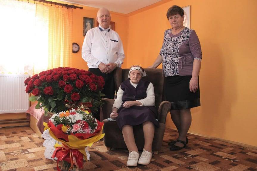 100 lat świętowała Pani Helena Godzisz z Jedlicza