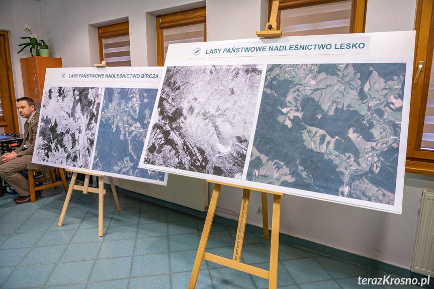 Podkarpackie lasy na zdjęciach lotniczych Luftwaffe z 1944 r.