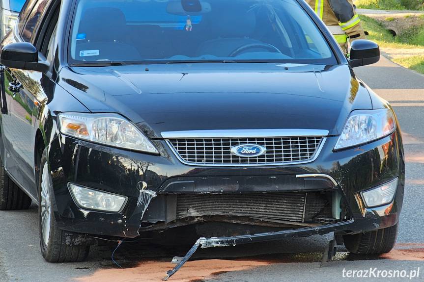 Kolizja we Wrocance. Kierujący pijany