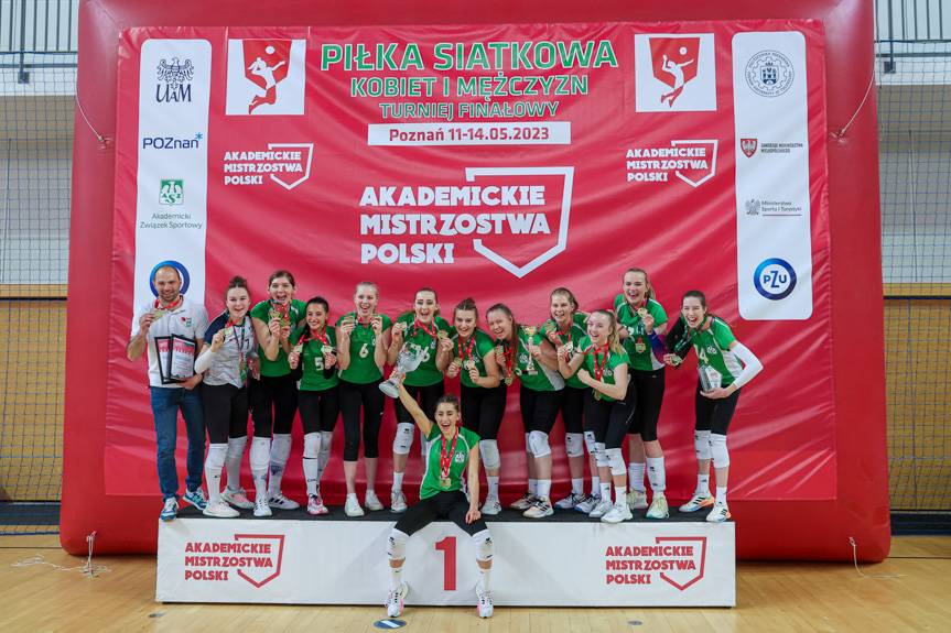 Siatkarki z Krosna obroniły tytuł Akademickich Mistrzyń Polski