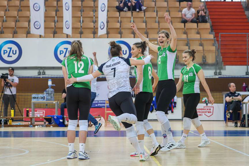 Siatkarki z Krosna obroniły tytuł Akademickich Mistrzyń Polski