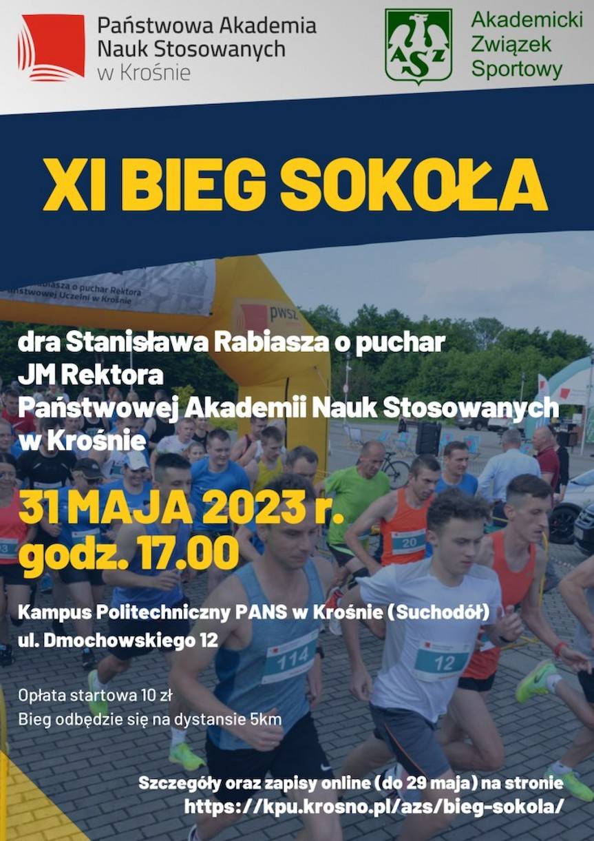 XI Bieg Sokoła - zaproszenie