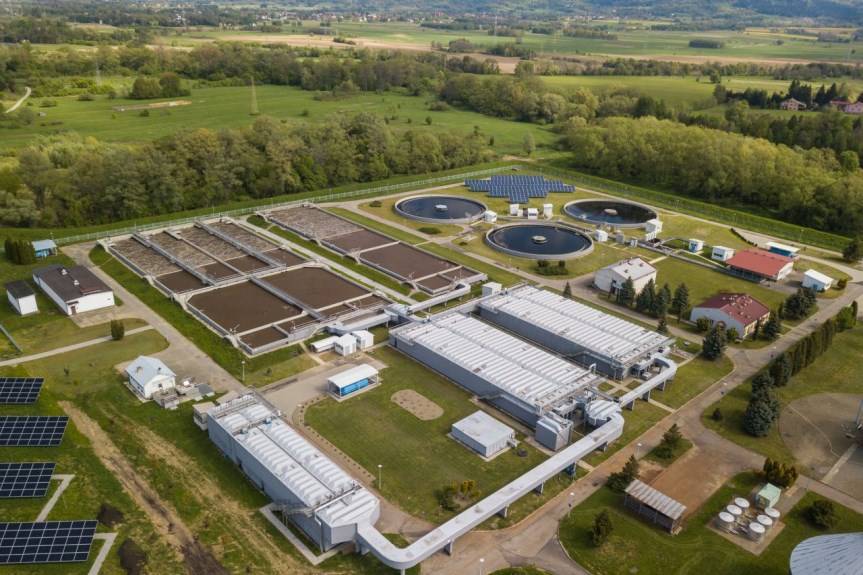 Oczyszczalnia ścieków w Krośnie mniej uciążliwa dla środowiska