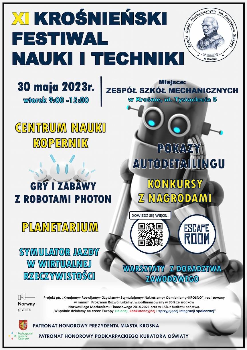 Mechanik zaprasza na XI Krośnieński Festiwalu Nauki i Techniki