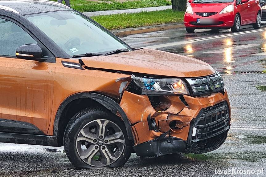 Zderzenie poloneza z suzuki
