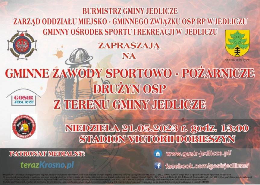 Gminne Zawody Sportowo Pożarnicze w Dobieszynie - zaproszenie